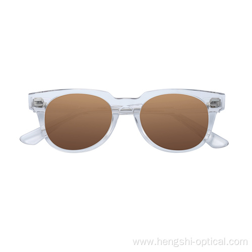 Oem Fashion Transparent Frames Vintage Sunglasses Oversized Men Luxury Acetate Sunglasses